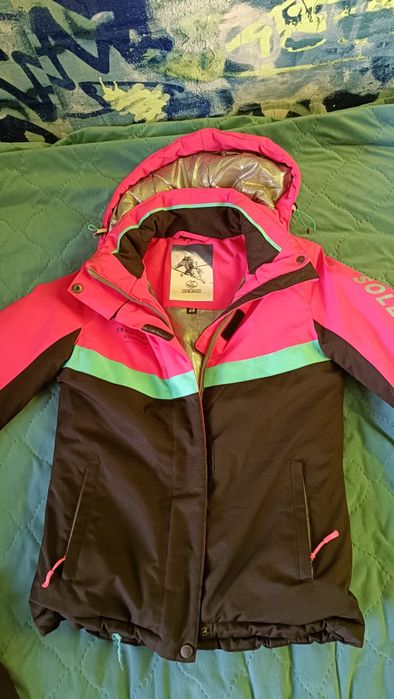 Лыжный детский костюм на девочку