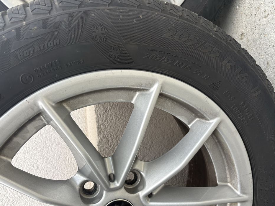 Set roți complete originale BMW G20/G21 – Jante aliaj OEM 16” + anvelope iarnă 205/55 R16