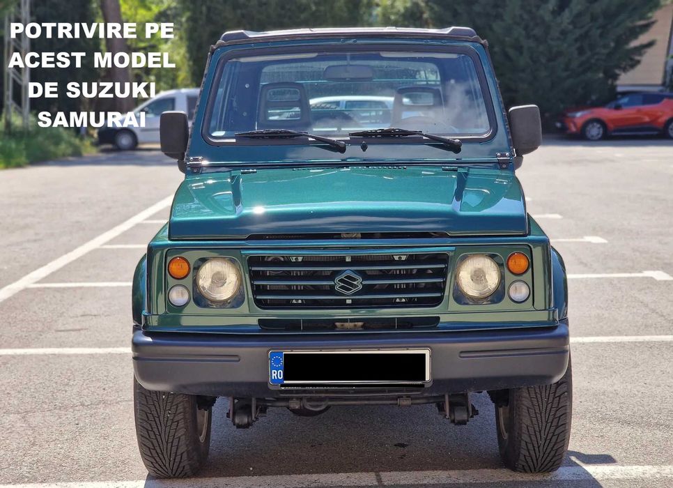 Far LED rotund 5.75 inch (14,6 cm) - cu DRL angel-eyes alb si semnalizare galbena - 9-30V - Far SUZUKI SAMURAI Facelift