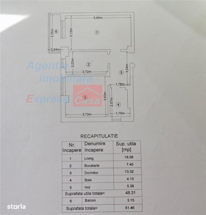 Apartament 2 camere Tatarasi, bloc nou, etaj intermediar