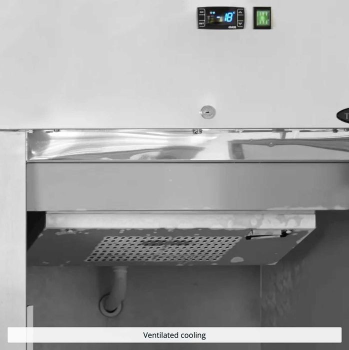 Dulap Congelare Profesional cu o usa, Inox,-14 -23C, GUF70, 68x84x207cm, NOU