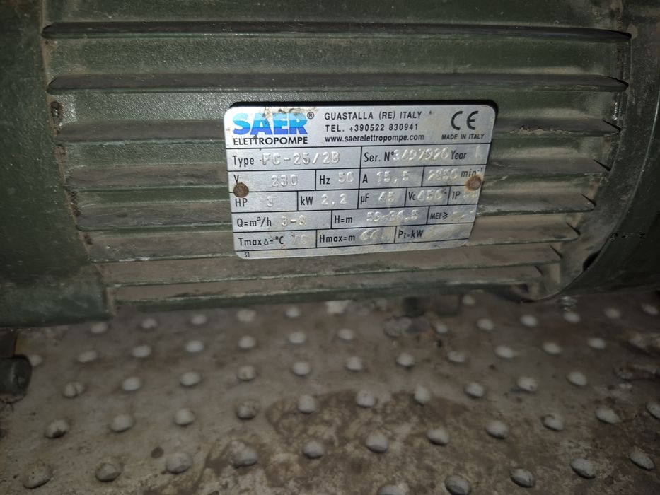 Водна помпа 2.2кв 220в