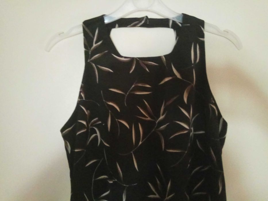 Rochie lunga, neagra, mar.M.