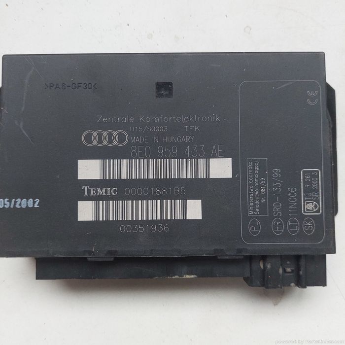 Calculator Confort Audi A4 Iv (8K2, B8) [ 2007 - 2015 ] Oem 8E0959433A