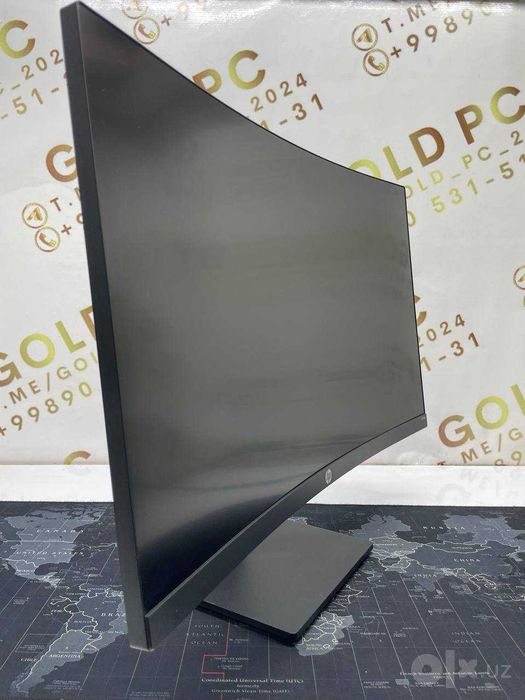 Monitor HP 27 CURVED "VA" 165hz /Arzon manitor la bor yana profilda