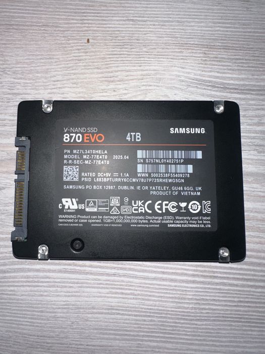 Samsung evo 870 4tb