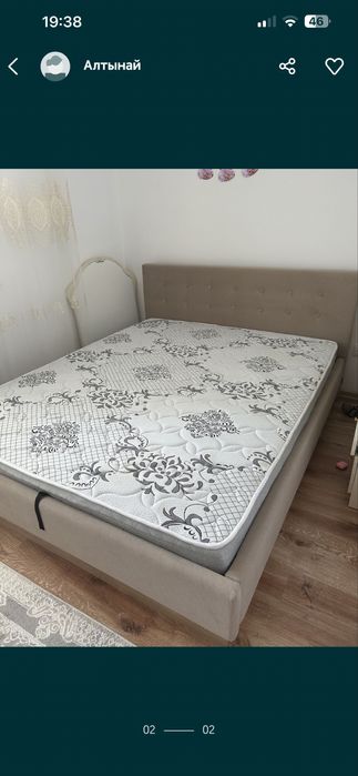 Кровать с ортопедическим матрасом