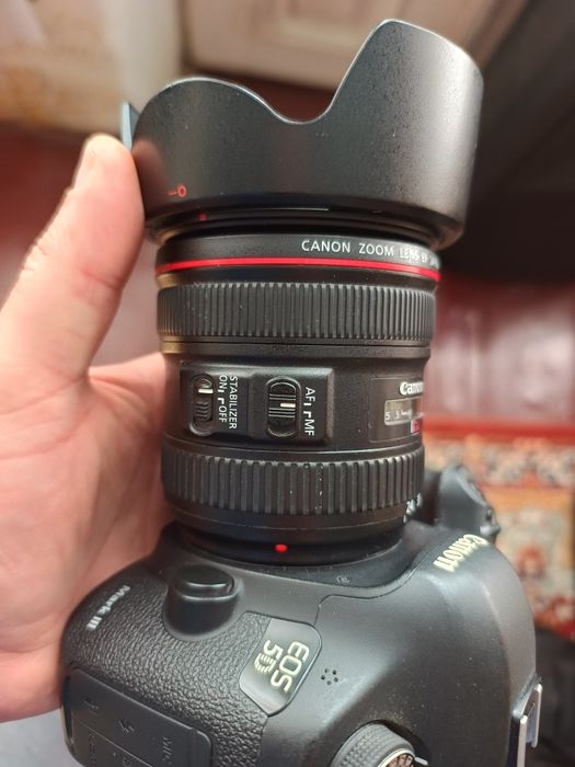 Obiectiv Canon 24-70  f4 și obiectiv sony