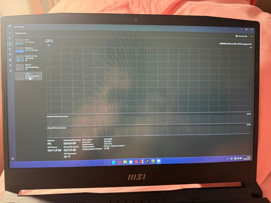 Vând laptop gaming MSI