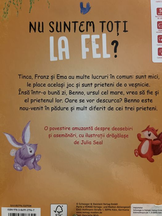 Lot carti despre emotii si prieteniea copiilor
