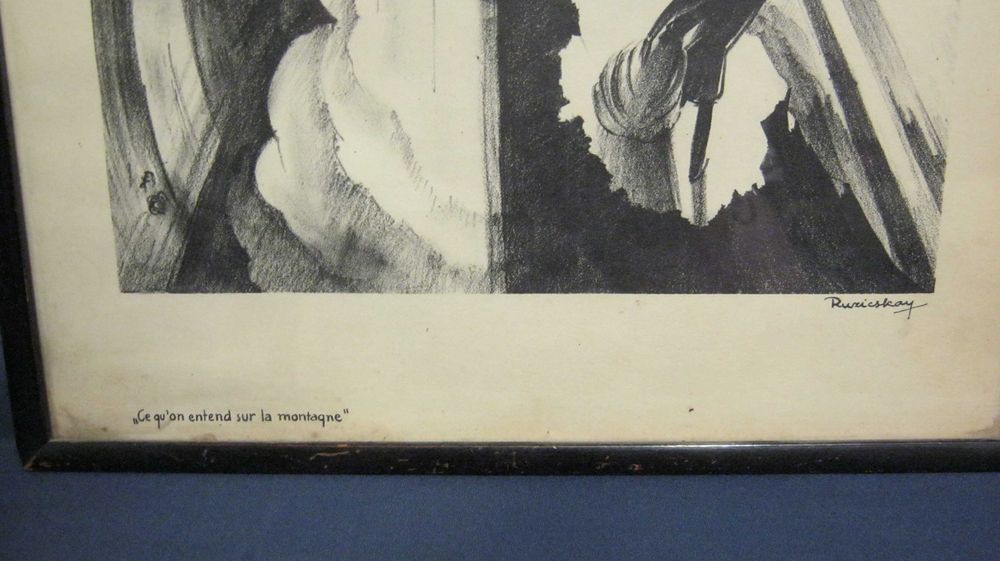 Lot 3 bucati LINOGRAVURI,autor RUZICSKAY GYORGY(1896-1993)