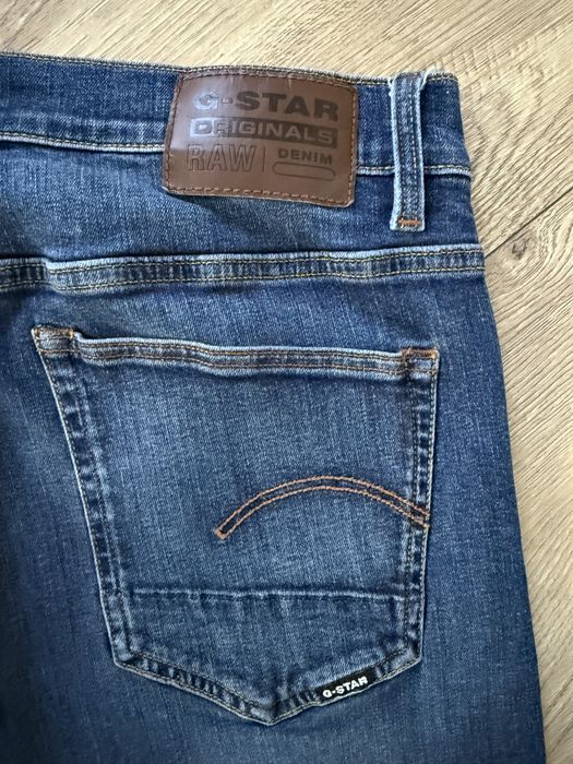 Blugi GSTAR Raw Slim Albastru Barbati | Marime 33 x 32 (Talie 84 cm)