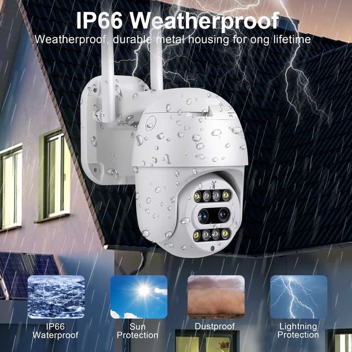 HD камера 3 Mp 10X ZOOM 3,6 + 12 mm двоен обектив