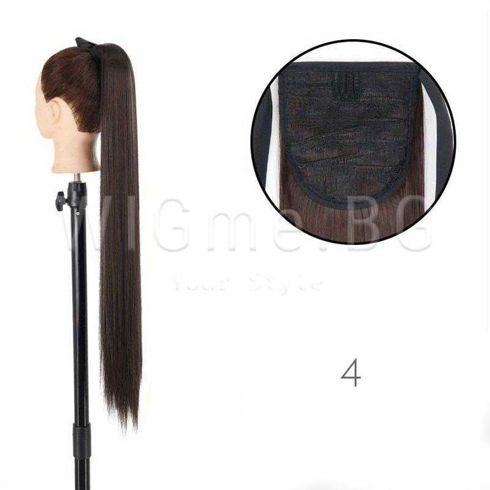 Прави опашки за коса с лента / панделка 85 см.