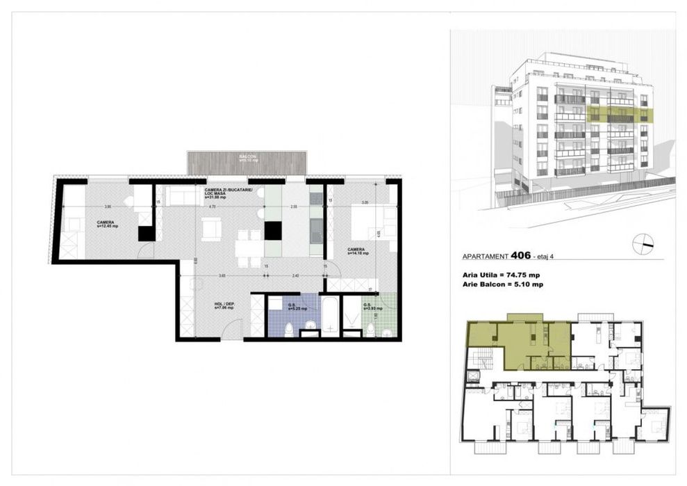 Apartamente premium cu 3 camere, preturi promotionale, zona Calea Doro — fotografia 3