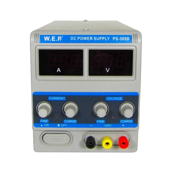 Захранващ блок WEP PS-305D-I, 30V 5A с цифров дисплей.