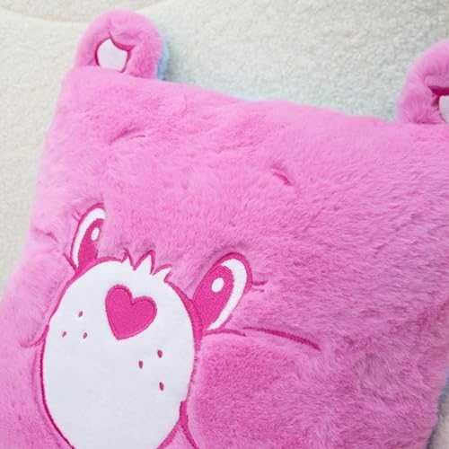 Нова Декоративна възглавница Care Bears 35 см двустранен дизайн Мека квадратна за детска стая