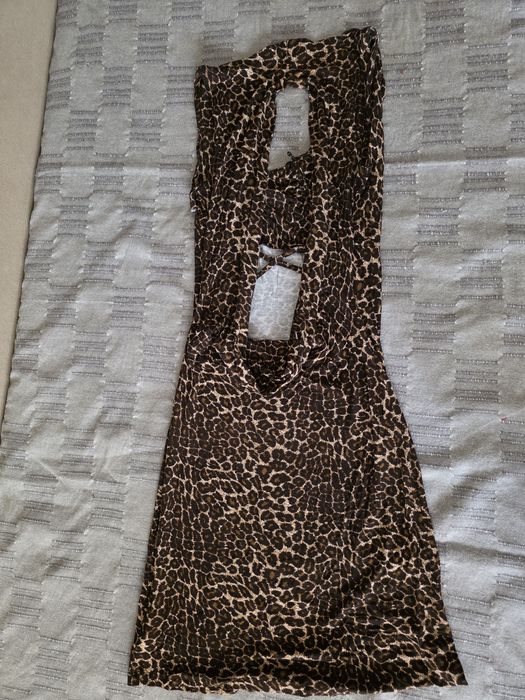 Леопардова секси рокля