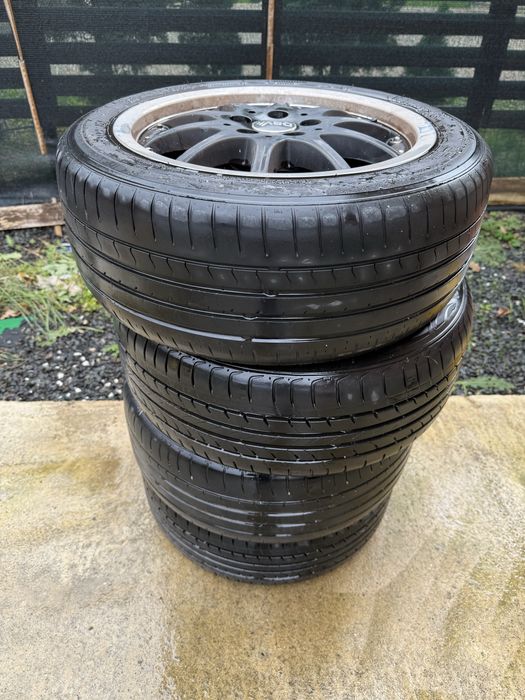 Set 4 jante aliaj DBV 15” + anvelope 195/50 R15