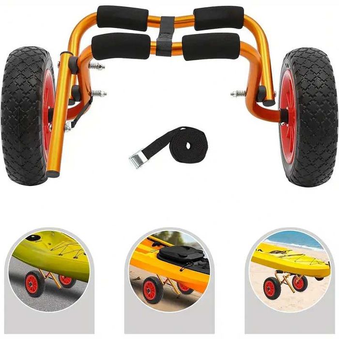 Количка за каяк, кану, SUP - разглобяема, алуминиева.