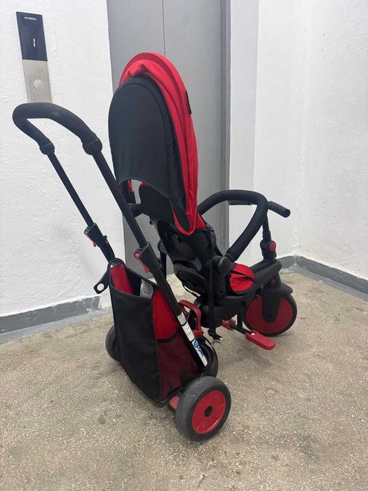 Tricicleta pliabila Smart Trike 6 in 1 Rosu