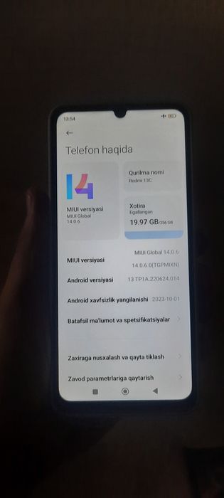 Redmi 13 C telefon