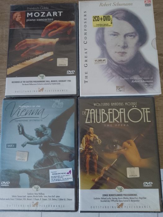 Colecție Dvd Vienna Symphonia Orchestra , Placido Domingo, Mozart