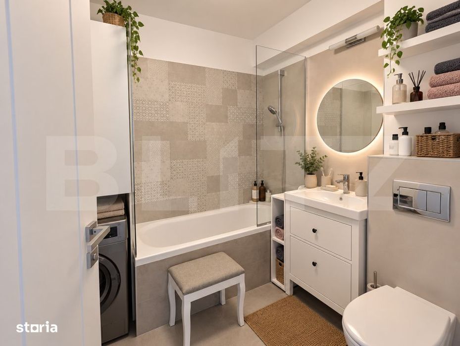 Apartament 3 camere, 89 mp, decomandat, parcare subterana – Borhanci