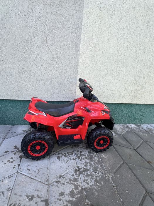 Atv copii rosu  electric