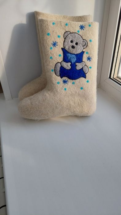 Валенки  детские самокатки