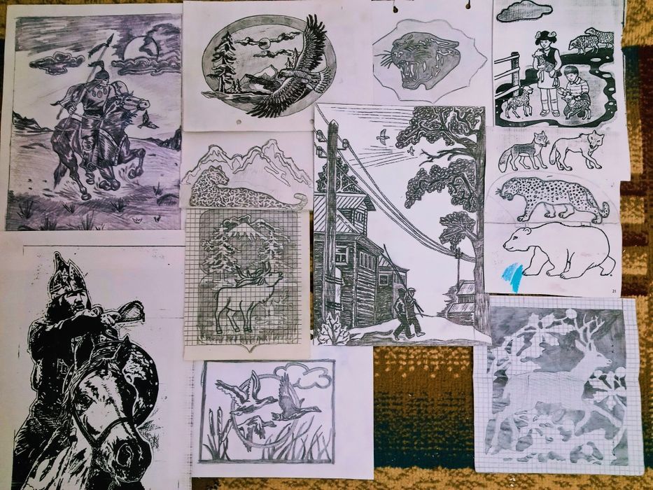 Поделки, макеты, рисунки, чертежи  на  заказ.