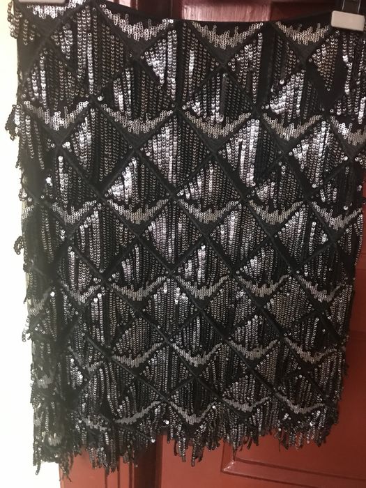 Fusta paiete eleganta neagra deosebita noua