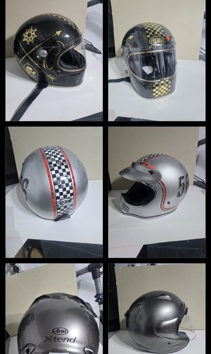 Италиански каски Bell, Premier, dmd,arai cafe racer,чопър