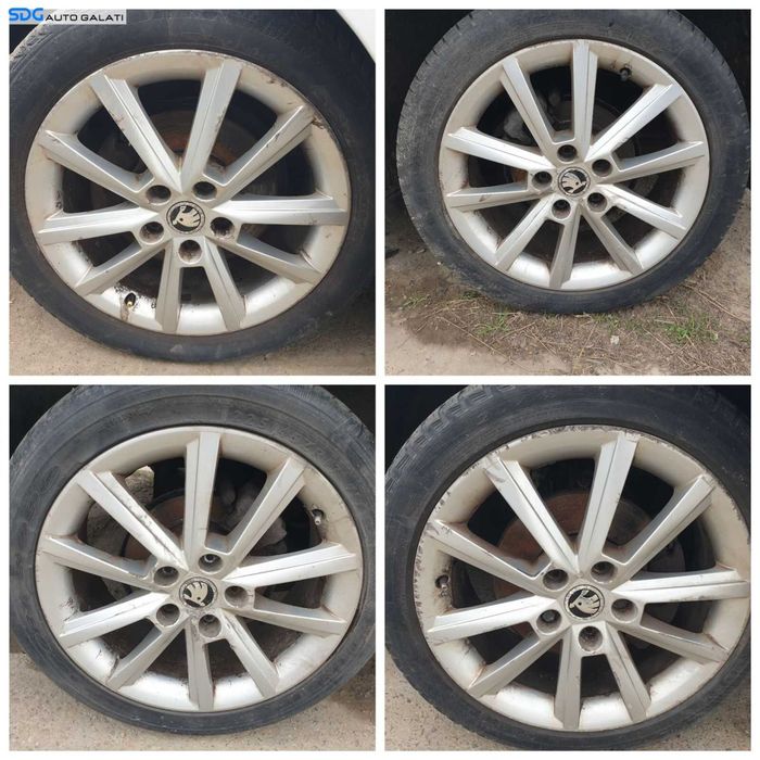 Set 4 Jante Roti Aliaj 5x112 225 45 17 R17 Volkswagen Golf 5 2004 - 2008 [0344]