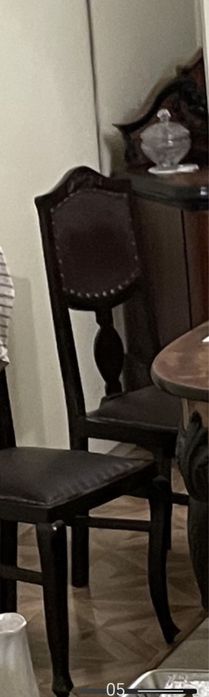 set  masa Lenghel lemn vintage