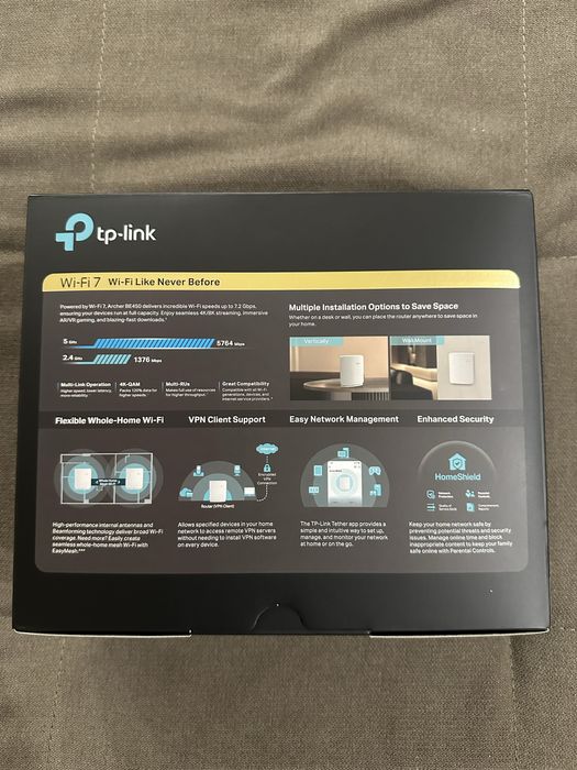 Router TP-Link BE 7200 BE450 WiFi 7 garantie eMag