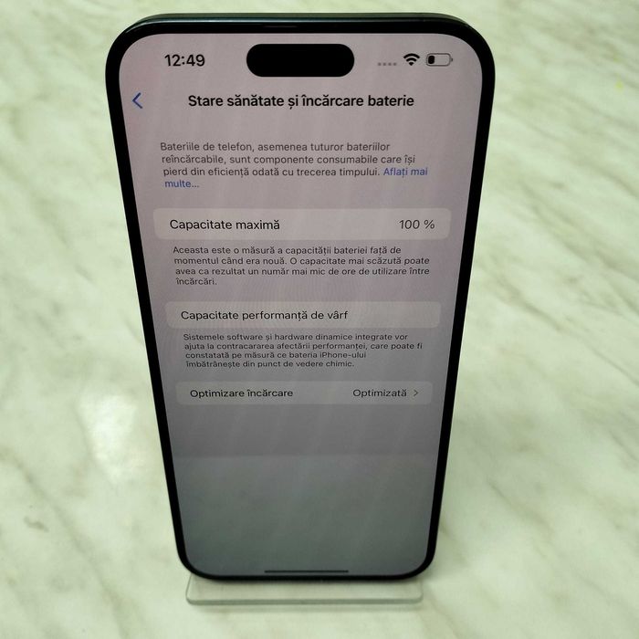 Telefon Apple iPhone 15 Pro Max 256GB Blue 100% bat Zeus Amanet 27627