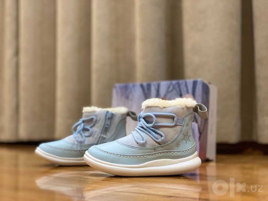 Clarks детские кожаные сапожки РАЗМЕР 21,22,33,34