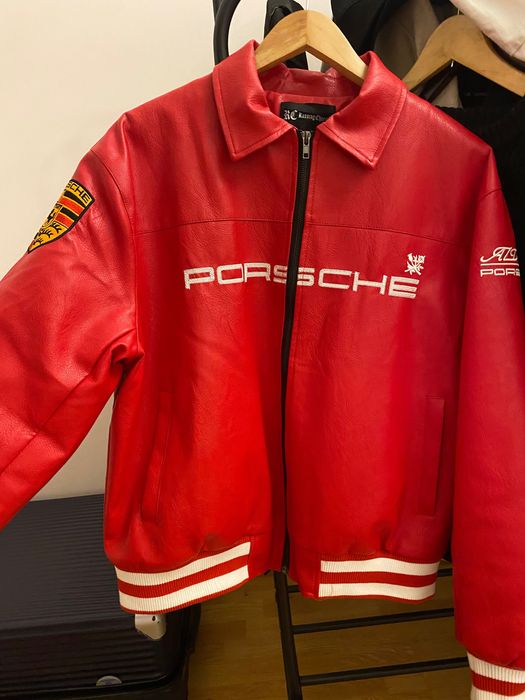 Кожанная Куртка PORSCHE (ALD) F1