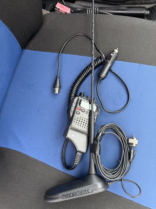 Stație Radio CB Midland Alan 52 + Antenă CB -President Virginia