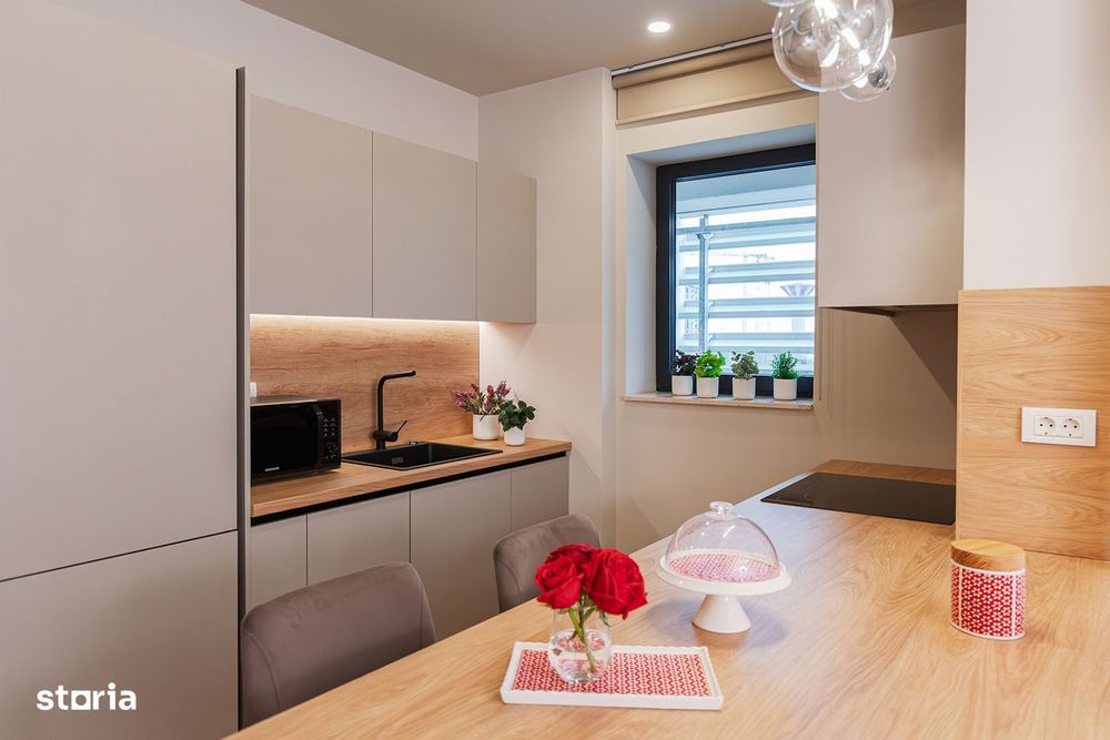 AFI Home North-2 camere,mobilat&utilat,prima inchiriere,+1 loc parcare