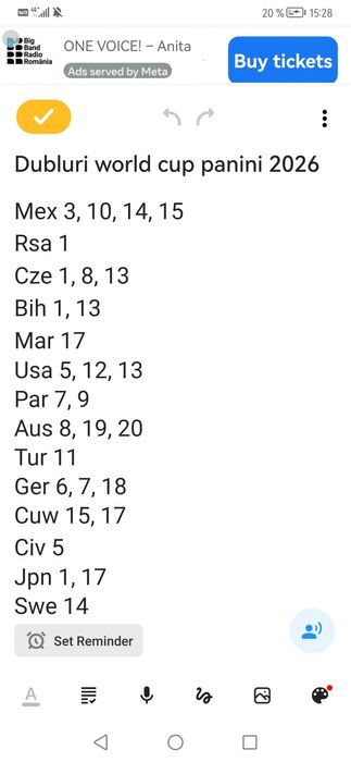 Stickere wc 2026 panini