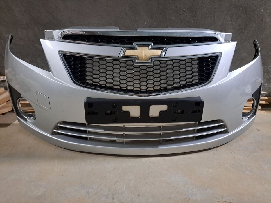 Спарк бампер  стальной ок ранг