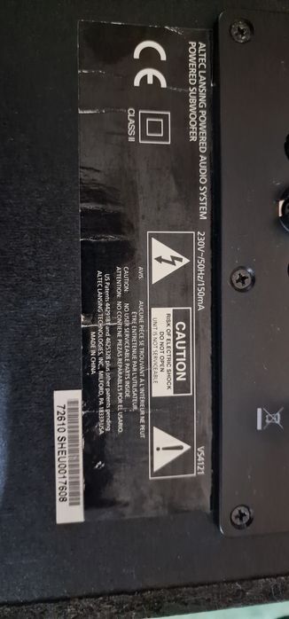 Sistem 2.1 Altec Lansing