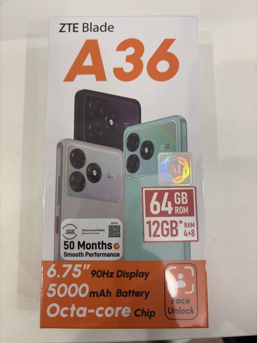 Новый ZTE Blade A36 64 ГБ