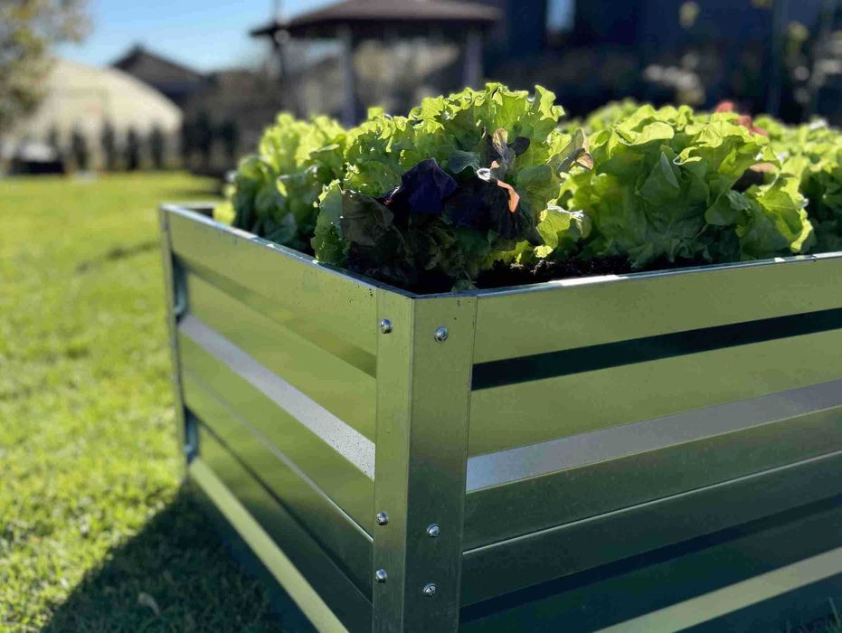 Градинска леха Primaterra сив/кафяв/ зелен цвят