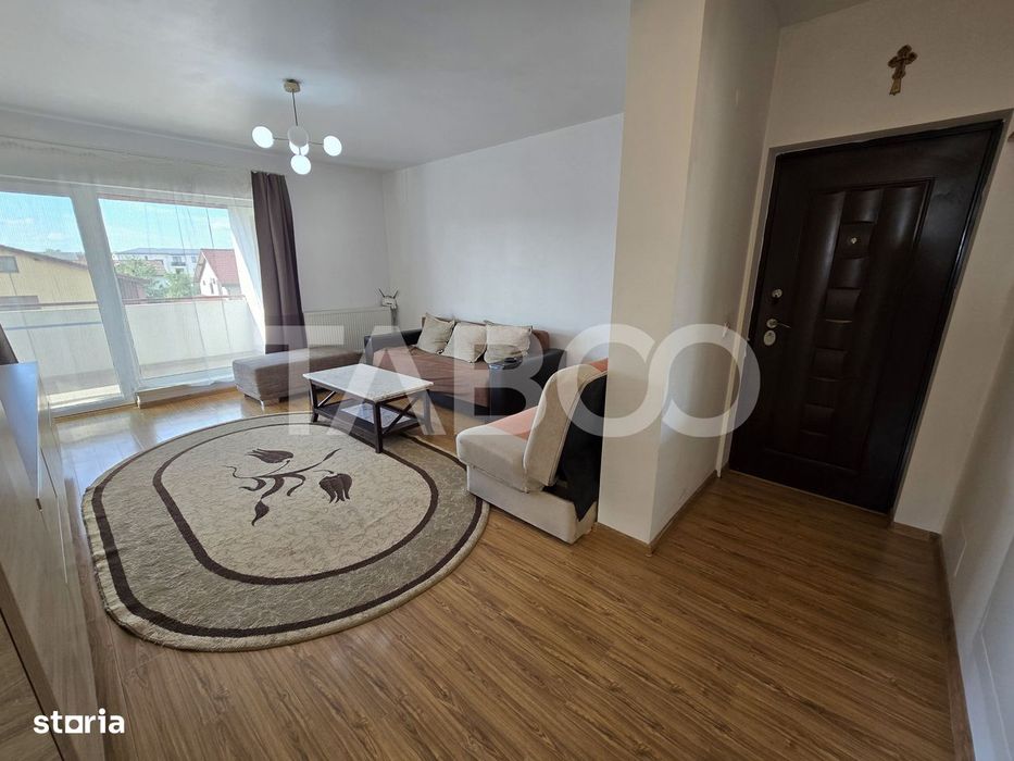 Apartament decomandat 3 camere etaj 2 terasa parcare Selimbar Sibiu