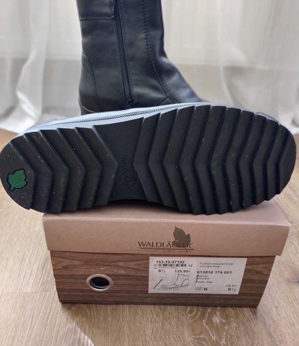 Мъжки боти естествена кожа с каракол Waldlaufer no. 42,5