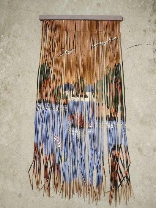 Винтидж бамбуково перде