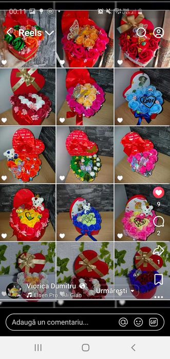 Buchet de trandafiri din sapun